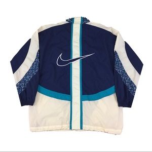 Vintage 90s Nike Windbreaker Zipper crazy Design